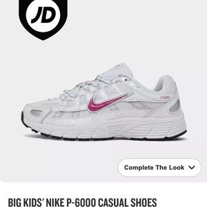 Nike P-6000 Kids' Sneakers - White and Pink